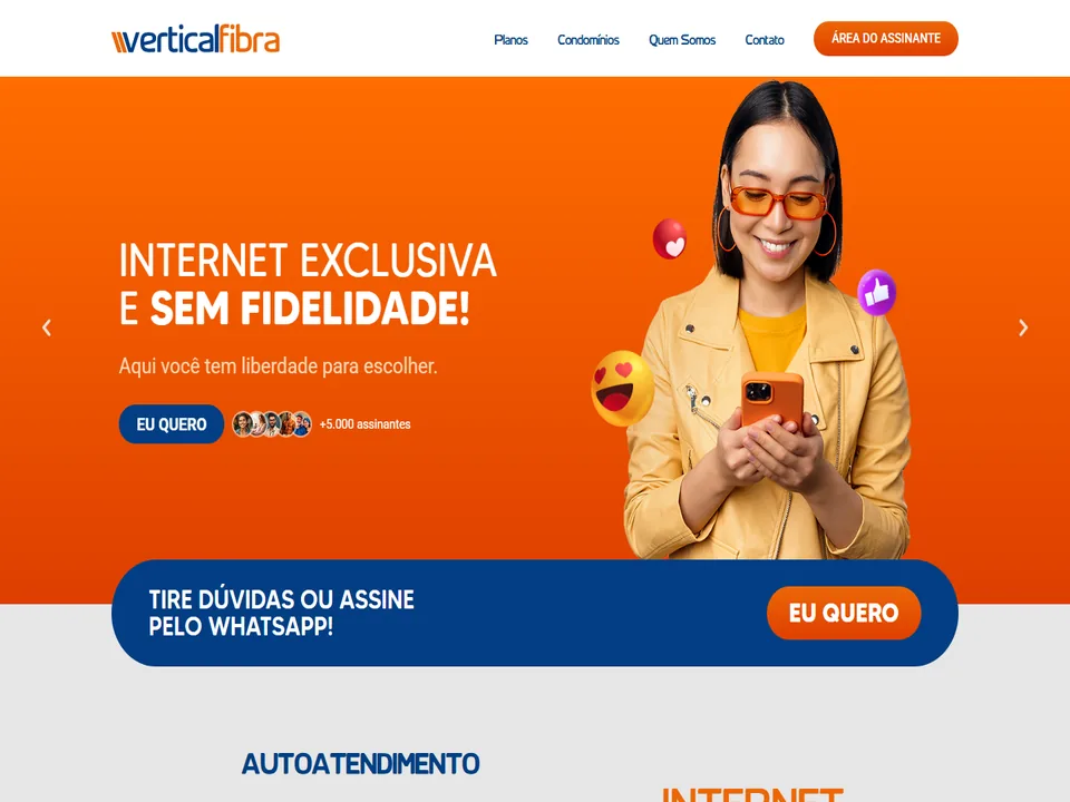 Site Vertical Fibra